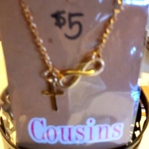 Infinity with Cross Necklace